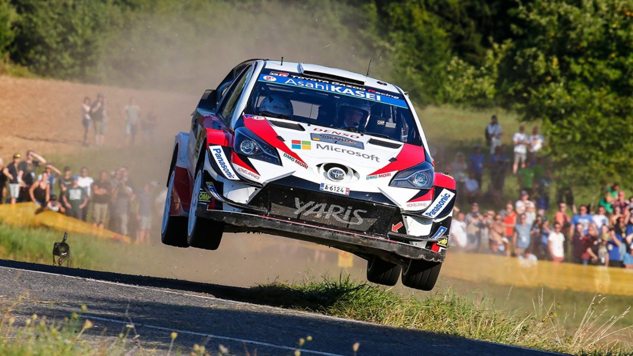 Tänak a TOYOTA GAZOO Racing oslavují vítězství v Rallye Německo